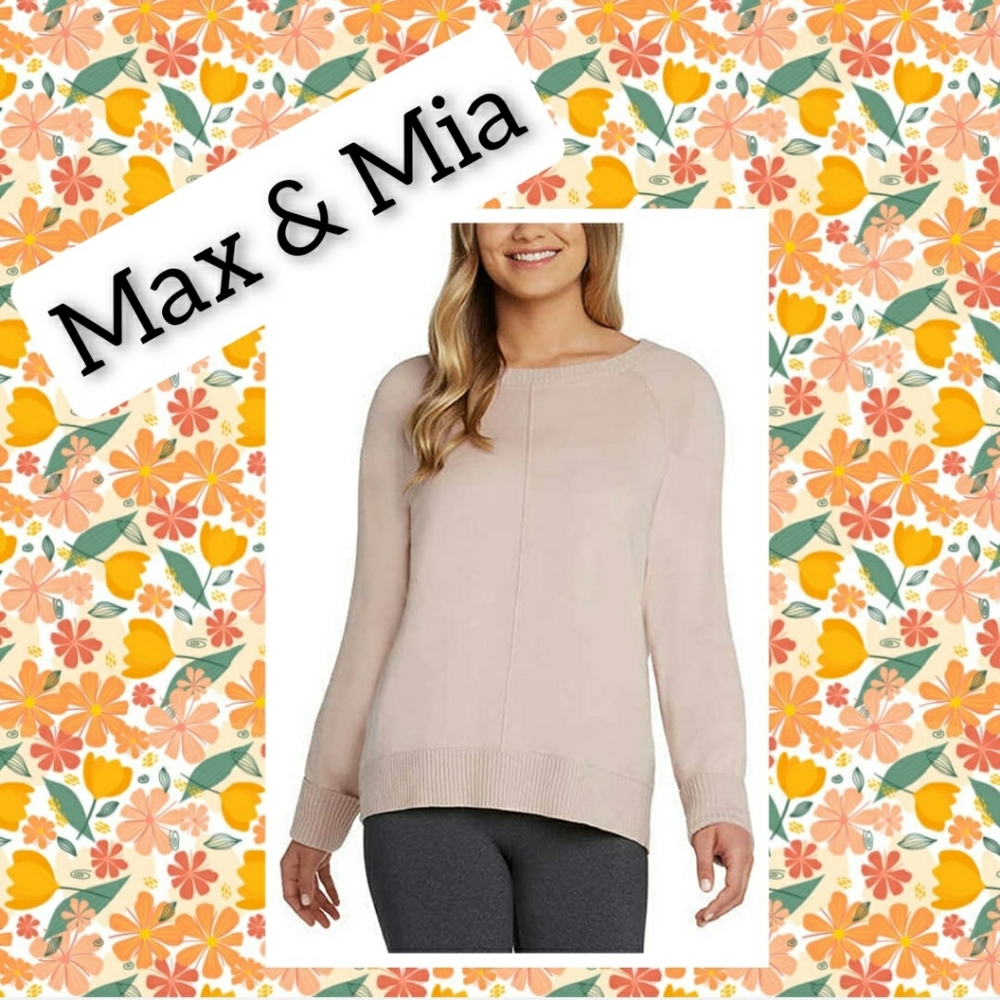 *NWOT*MAX & MIA Butter Soft Crew Neck Sweater